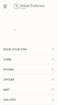 Mobile Screenshot of hotel-des-tuileries.com